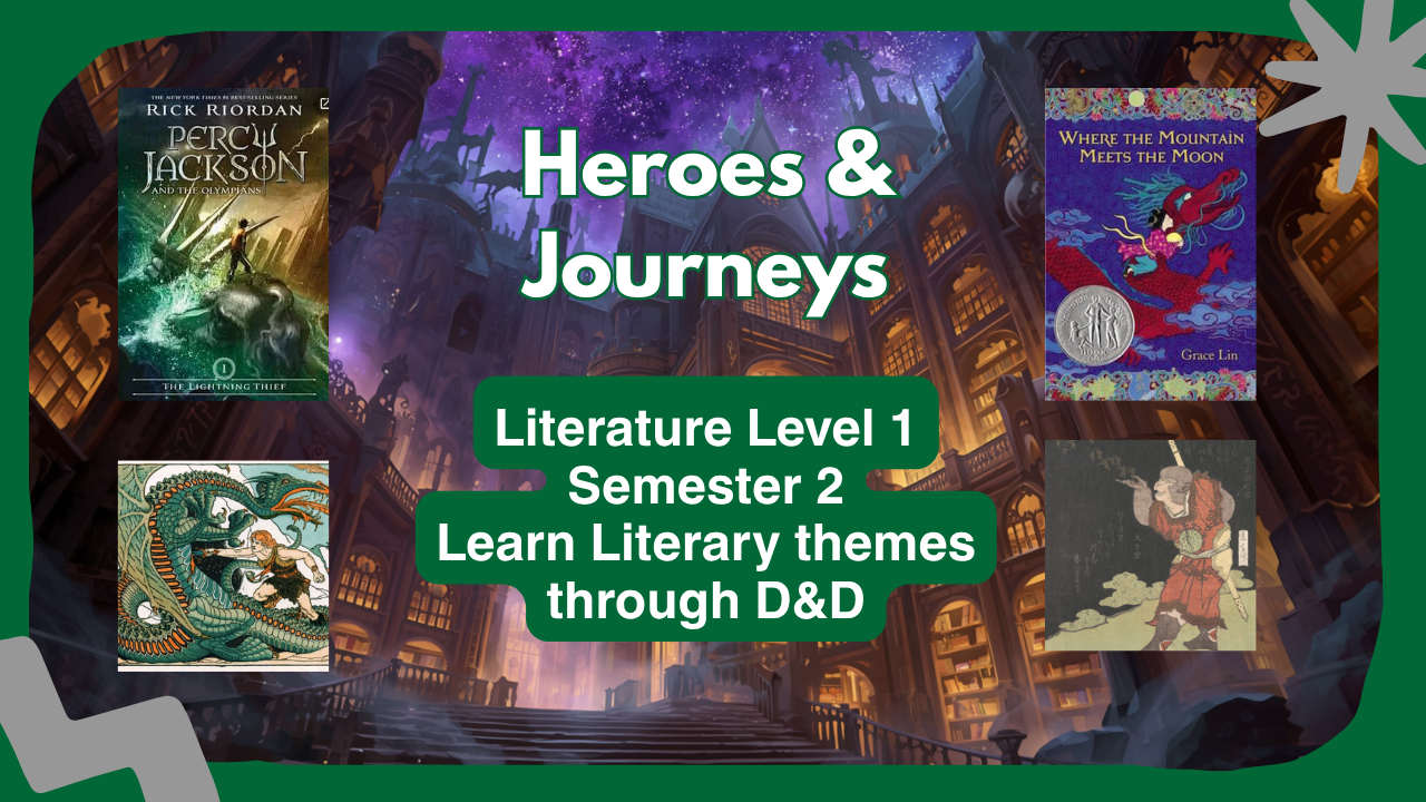 Heroes & Journeys: Literature & D&D Adventure — Semester 2